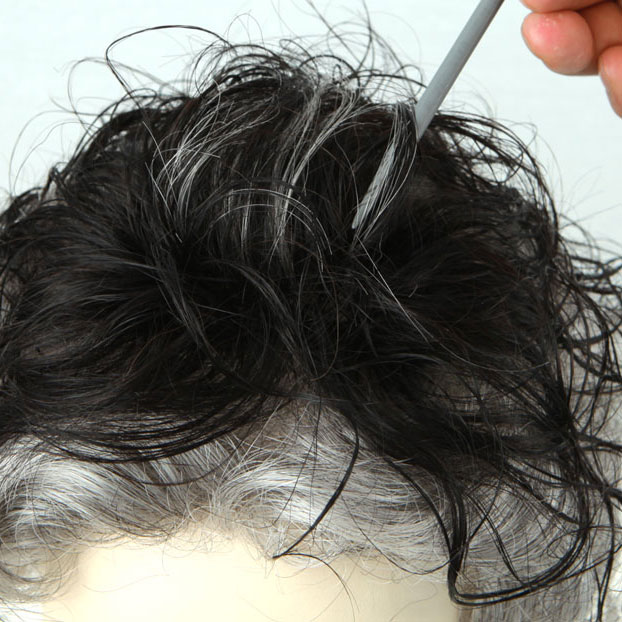 <b>[W2011]</b> 4A wire mesh crown wig